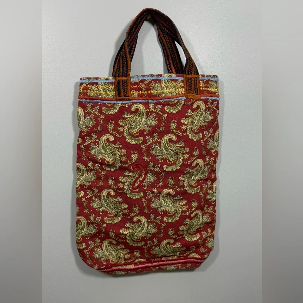Handmade Patchwork Tote Bag - Multicolor